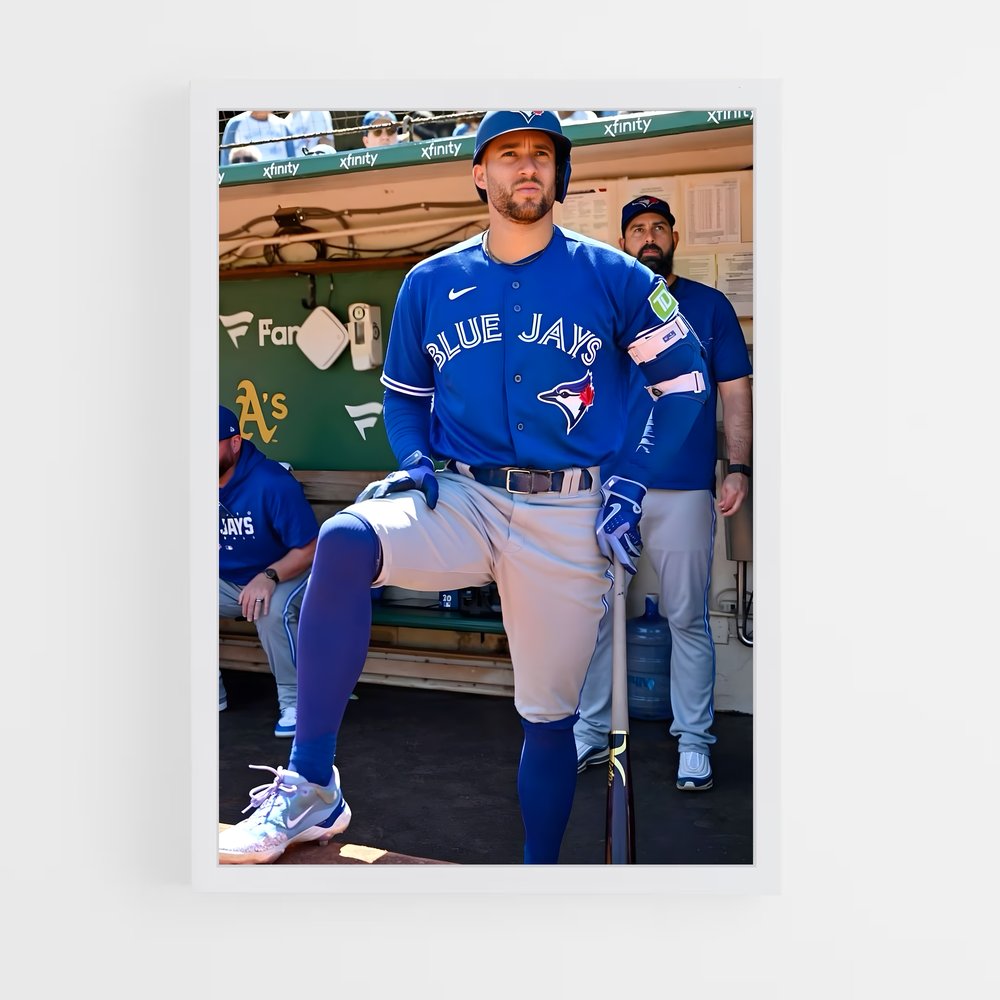 Poster Le Temps d'Attendre – affiche Baseball (vue 3)